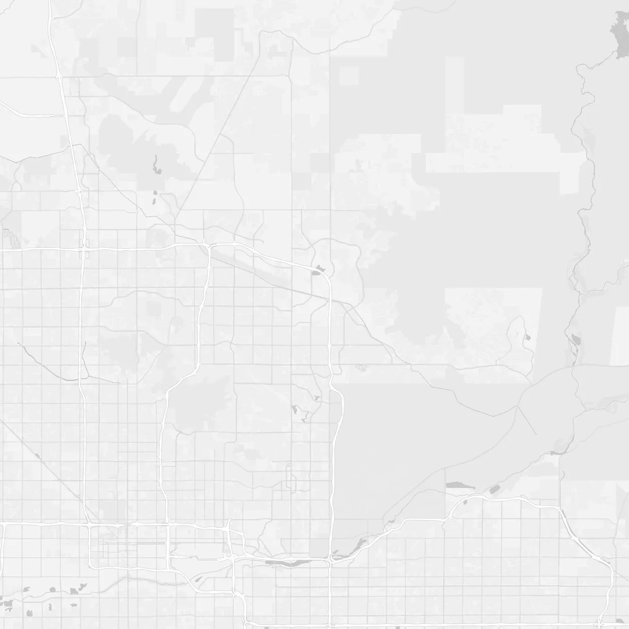 Street map of the Scottsdale area